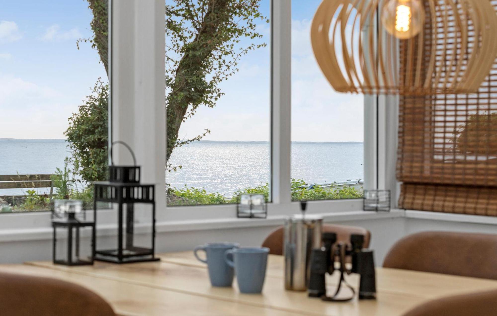 Beach Front Home In Sjolund With Kitchen Exterior foto